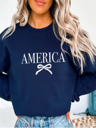 Navy America Sweatshirt