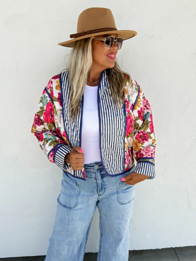 Mae Floral Quilted Jacket