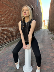 POL Black Grey Tank